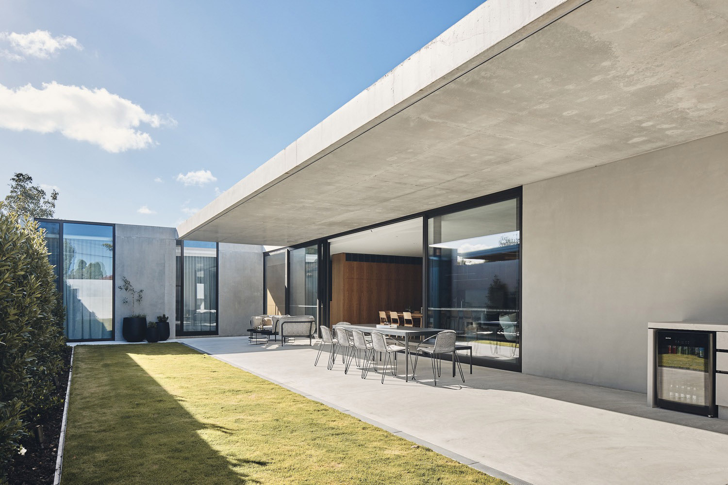 FGR Architects,別墅設計案例,別墅設計方案,澳大利亞,清水混凝土,原木色,平層別墅