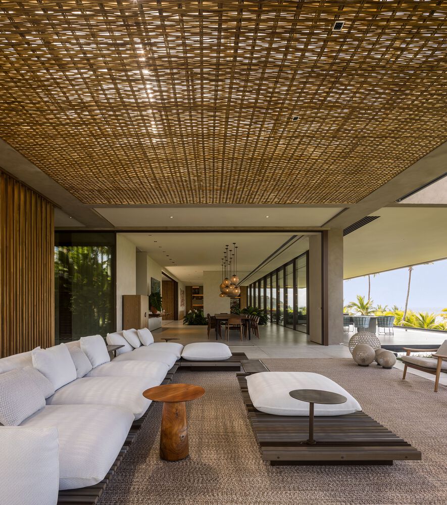 Saraiva e Associados,別墅設計案例,別墅設計方案,開放式別墅,巴西,海景別墅,景觀別墅,原木色