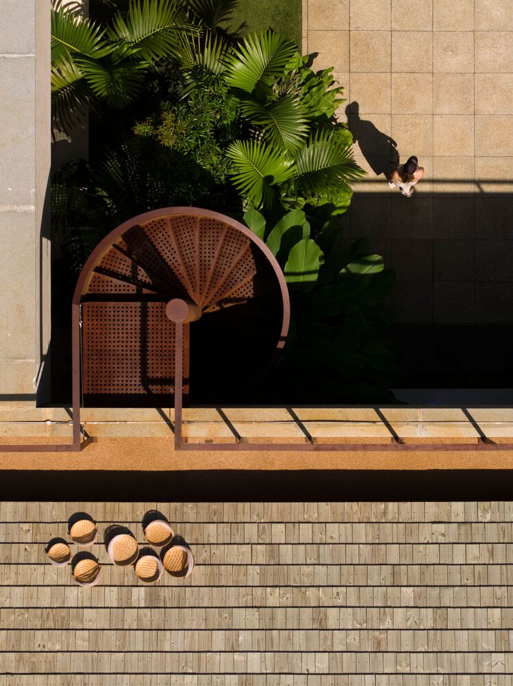 Saraiva e Associados,別墅設計案例,別墅設計方案,開放式別墅,巴西,海景別墅,景觀別墅,原木色