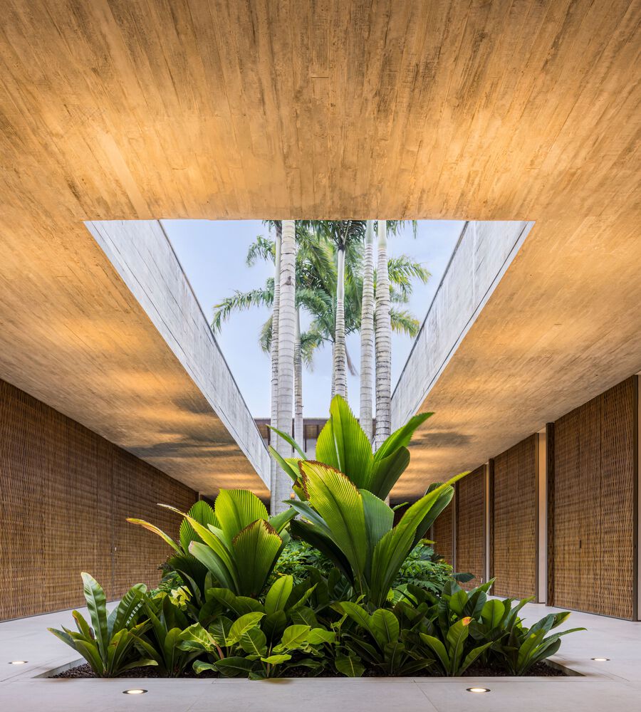 Saraiva e Associados,別墅設計案例,別墅設計方案,開放式別墅,巴西,海景別墅,景觀別墅,原木色