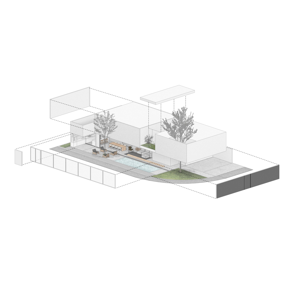 gruta.arquitetos,別墅設計案例,別墅設計方案,庭院別墅,巴西,295㎡,極簡主義,極簡美學