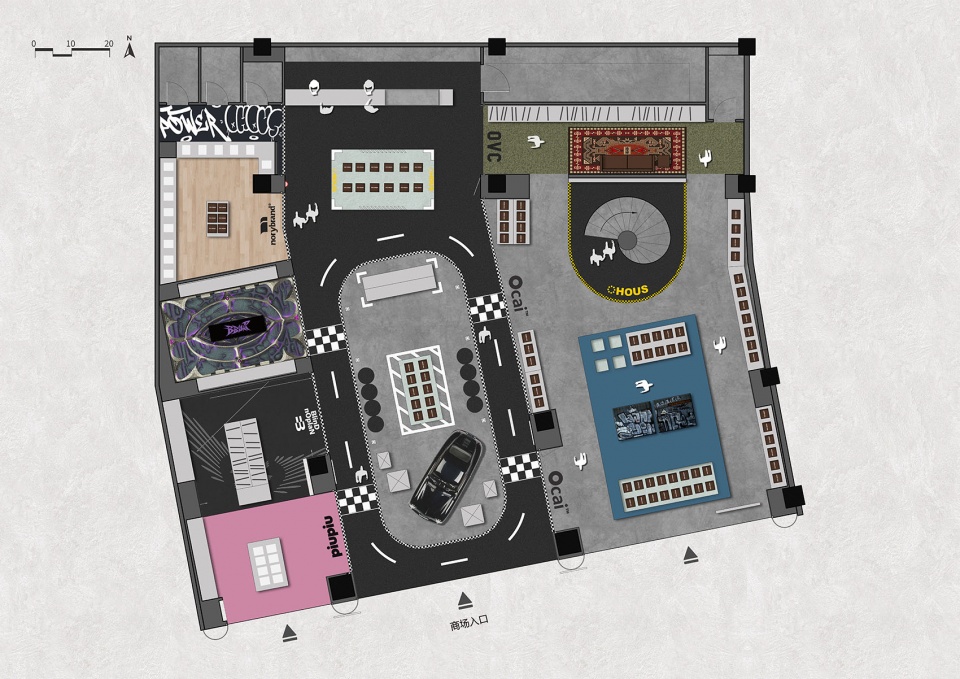 商店設計,零售店設計,集合店設計,國潮集合店設計,概念店設計,服飾零售店設計,零售店設計案例,零售店設計方案,成都,國潮品牌集合店OHOUS,永創設計