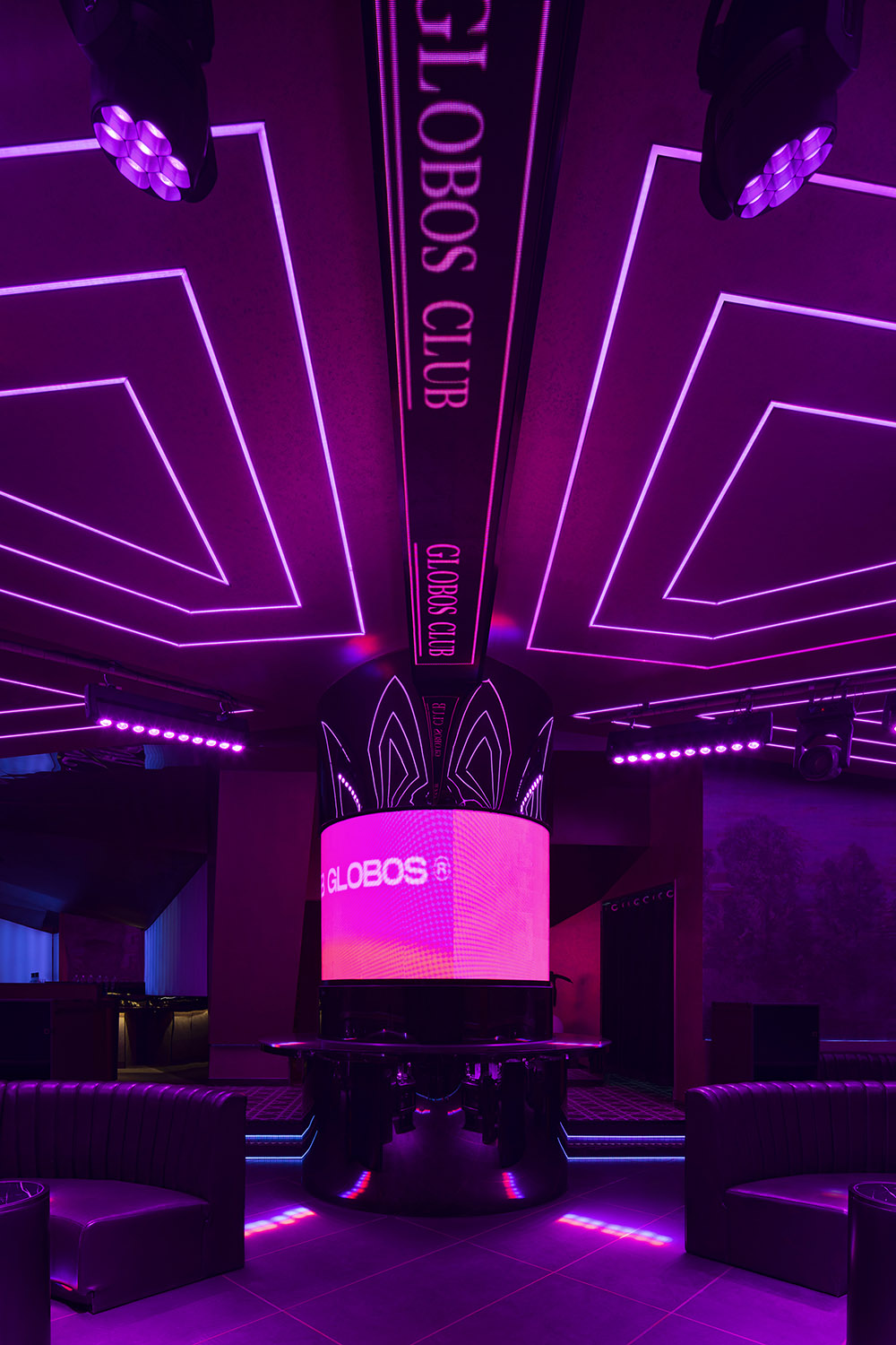 酒吧設計,夜店設計,酒吧設計案例,酒吧設計方案,酒吧裝修,酒吧效果圖,鄭州,宇宙俱樂部Club Globos,SALONE DEL SALON得德設計