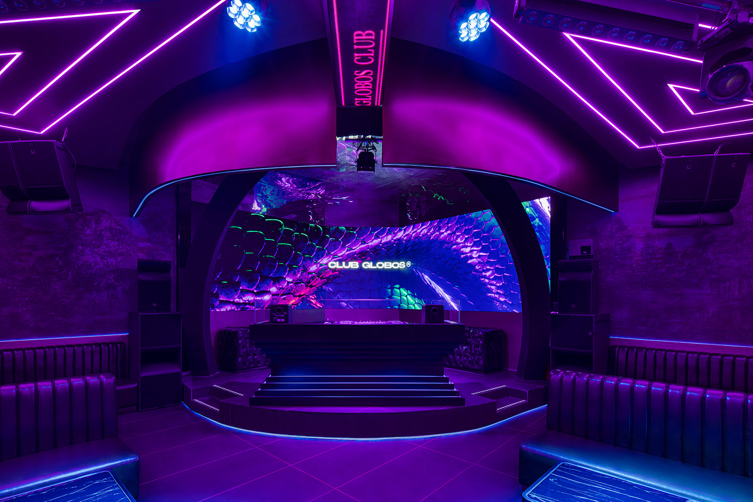 酒吧設計,夜店設計,酒吧設計案例,酒吧設計方案,酒吧裝修,酒吧效果圖,鄭州,宇宙俱樂部Club Globos,SALONE DEL SALON得德設計