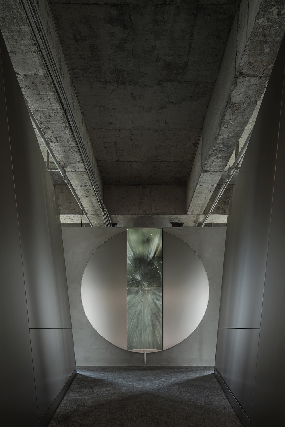 展廳設計,展廳設計案例,展廳設計方案,瓷磚展廳設計,材料展廳設計,建材展廳設計,佛山,費羅娜新概念展廳,費羅娜水泥瓷磚,正方良行設計