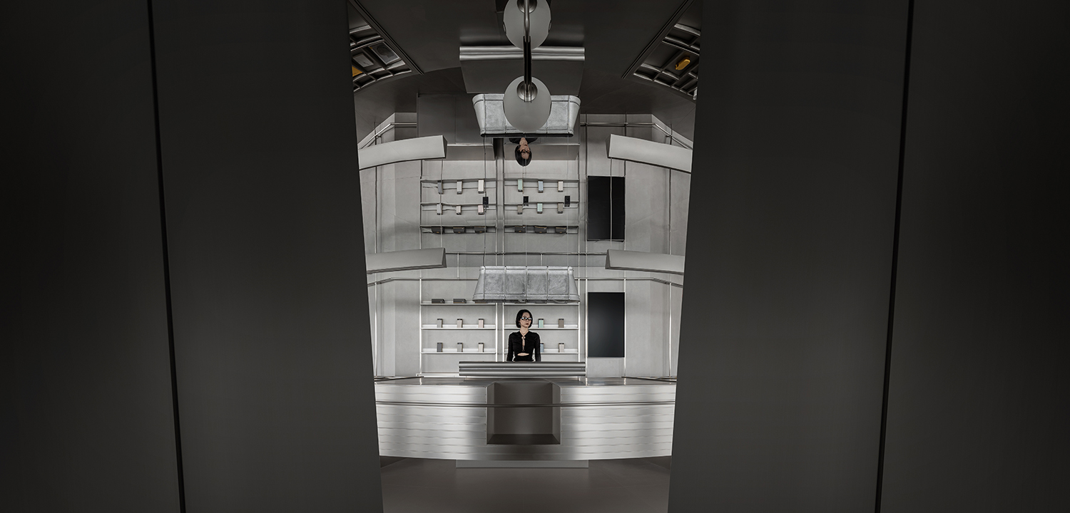 展廳設計,展廳設計案例,展廳設計方案,瓷磚展廳設計,材料展廳設計,建材展廳設計,佛山,費羅娜新概念展廳,費羅娜水泥瓷磚,正方良行設計