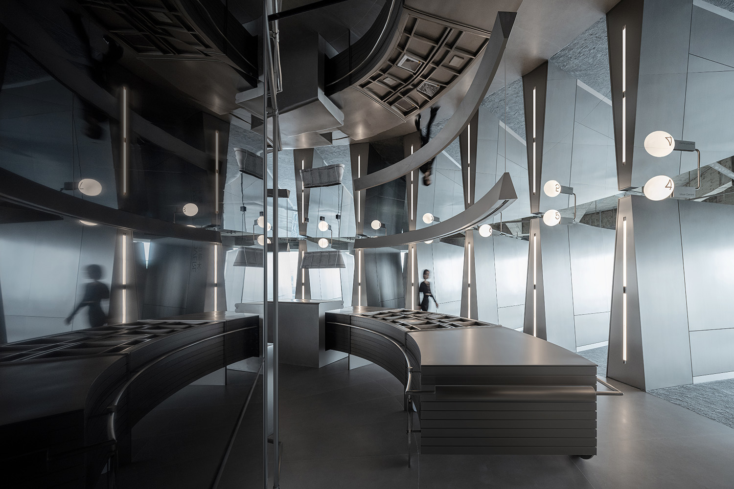 展廳設計,展廳設計案例,展廳設計方案,瓷磚展廳設計,材料展廳設計,建材展廳設計,佛山,費羅娜新概念展廳,費羅娜水泥瓷磚,正方良行設計