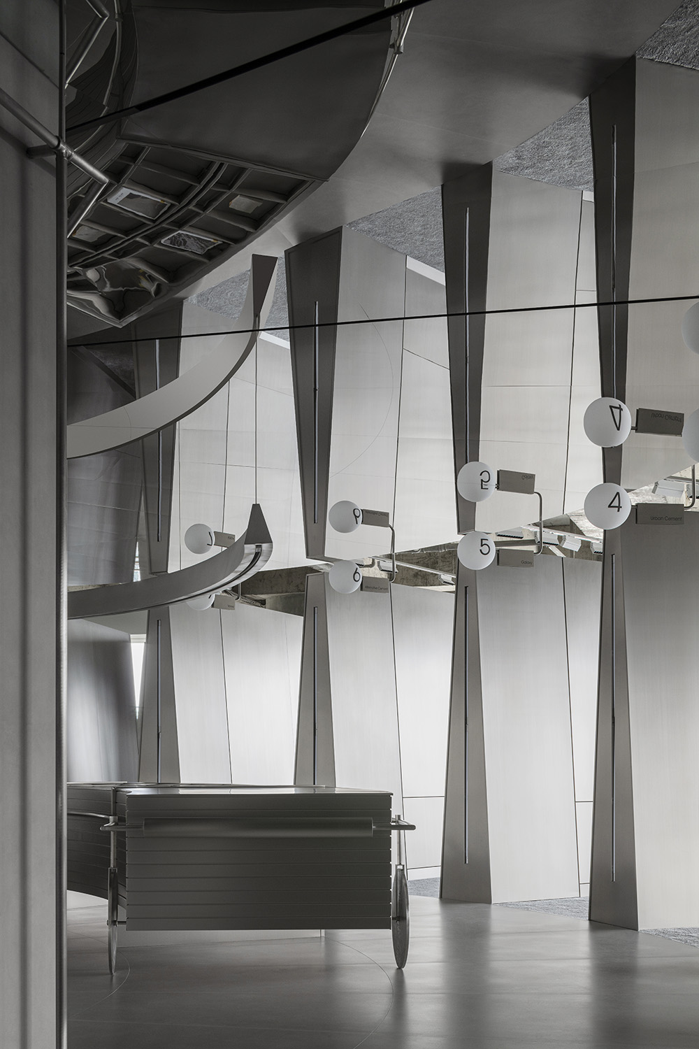 展廳設計,展廳設計案例,展廳設計方案,瓷磚展廳設計,材料展廳設計,建材展廳設計,佛山,費羅娜新概念展廳,費羅娜水泥瓷磚,正方良行設計