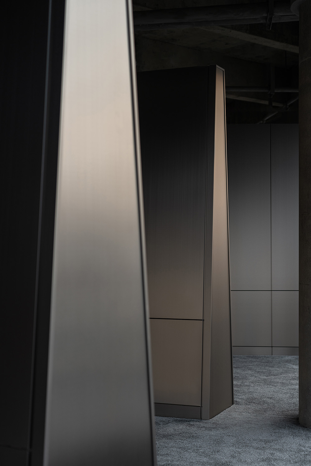 展廳設計,展廳設計案例,展廳設計方案,瓷磚展廳設計,材料展廳設計,建材展廳設計,佛山,費羅娜新概念展廳,費羅娜水泥瓷磚,正方良行設計