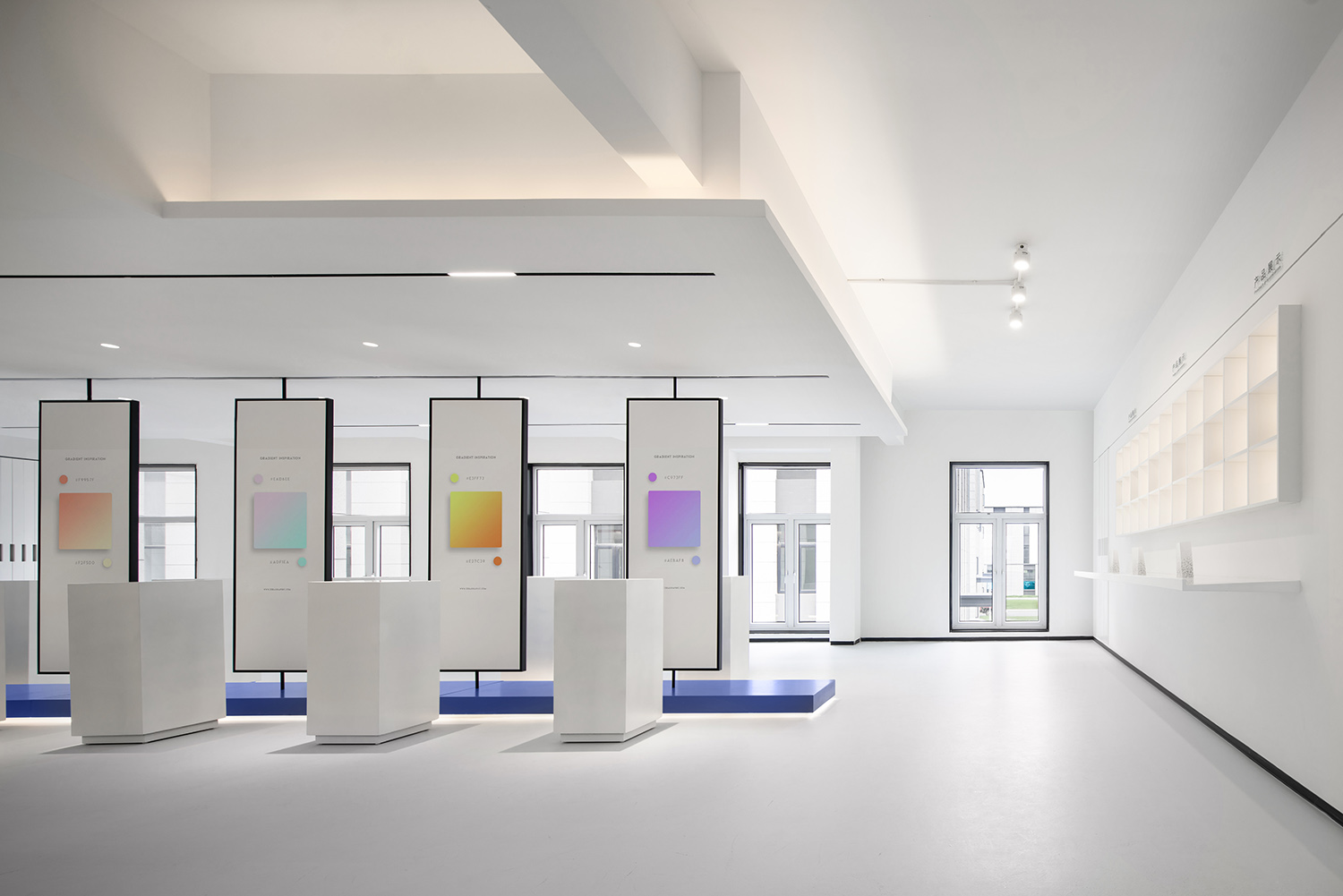 展廳設計,科技展廳設計,科技公司展廳設計,企業展廳設計,展廳設計案例,展廳設計方案,浙江嘉善,JIAYI柔版展廳,原一空間設計