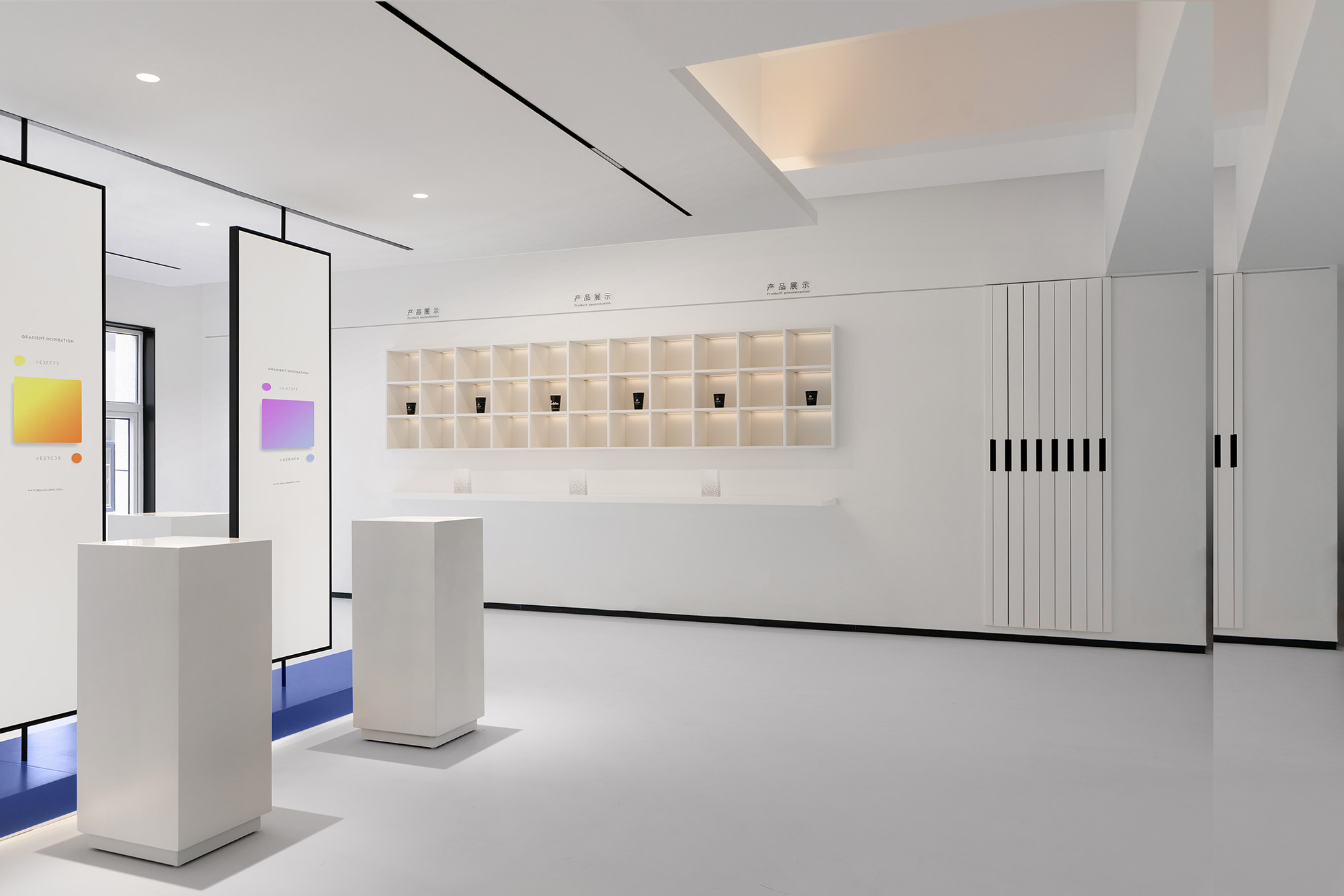 展廳設計,科技展廳設計,科技公司展廳設計,企業展廳設計,展廳設計案例,展廳設計方案,浙江嘉善,JIAYI柔版展廳,原一空間設計