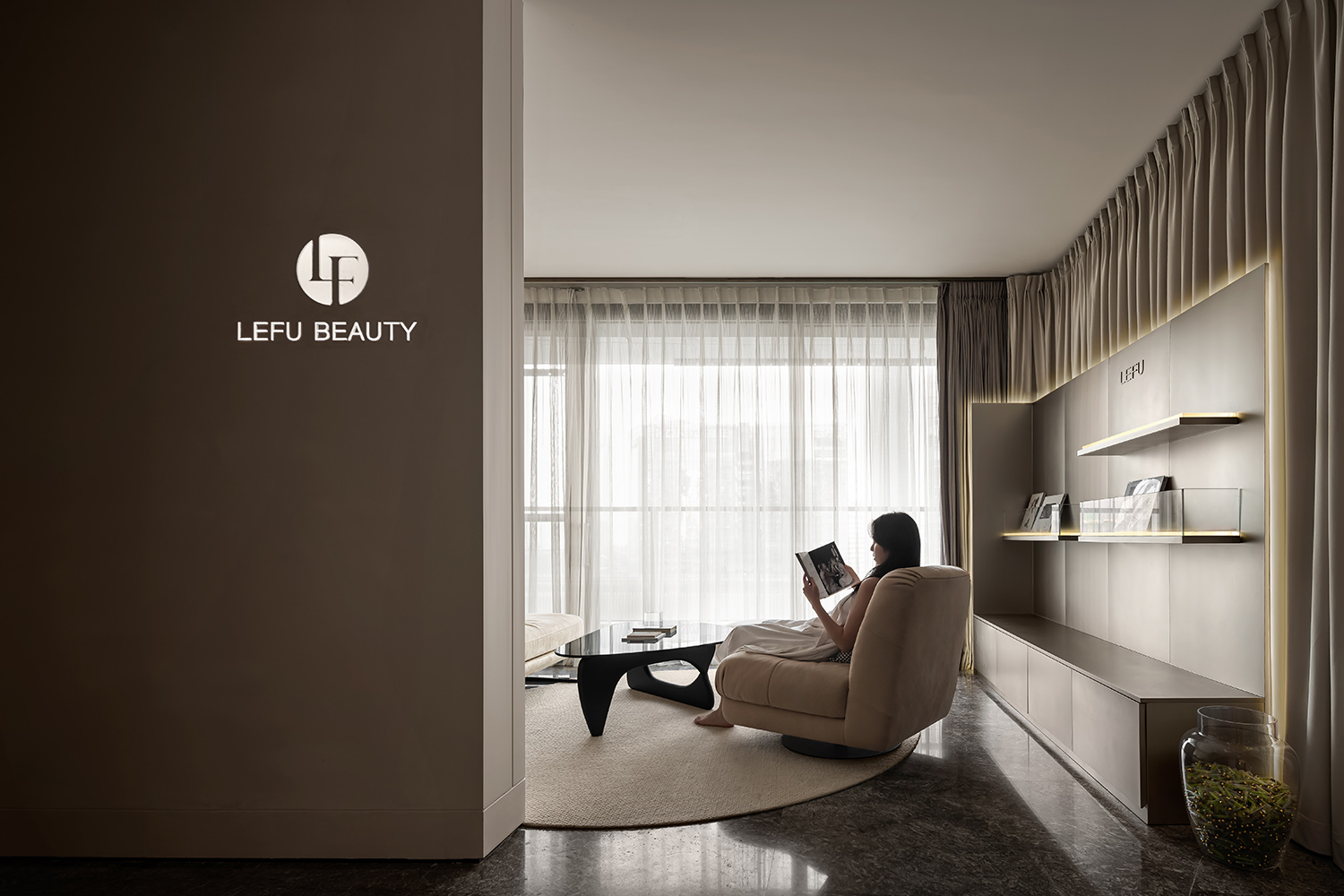 美容店設計,美容院設計,醫美空間設計,美容工作室設計,醫療美容診所設計,美容院設計方案,美容院設計案例,深圳,LEFU科技美容工作室,KAIPAI凱派設計