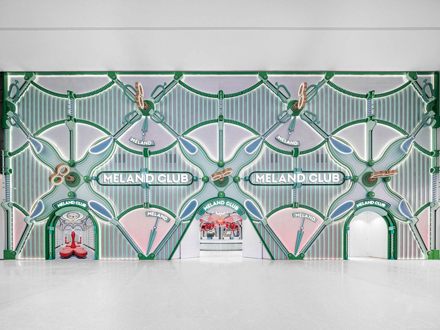 室內玩樂空間設計,親子遊戲空間設計,親子樂園空間設計,娛樂空間設計,北京,Meland club 4.0旗艦店,唯想國際,李想