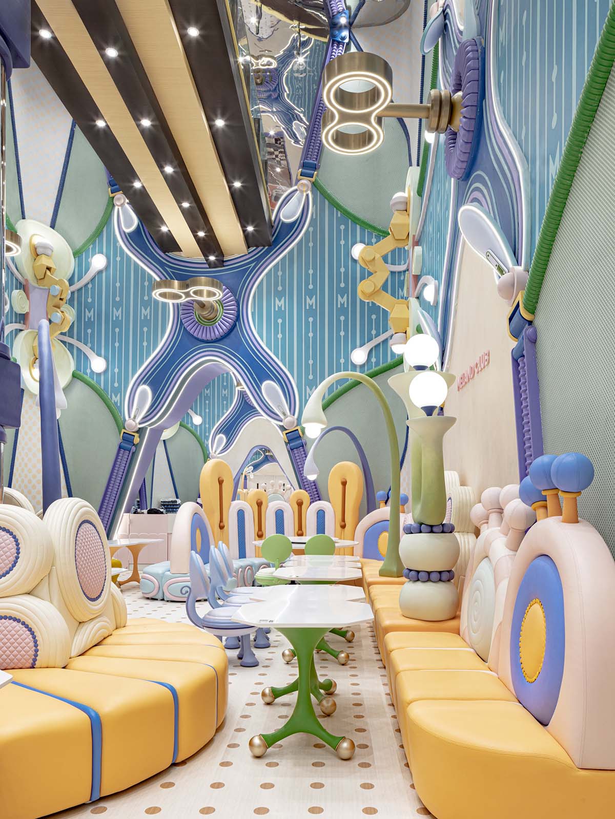 室內玩樂空間設計,親子遊戲空間設計,親子樂園空間設計,娛樂空間設計,北京,Meland club 4.0旗艦店,唯想國際,李想