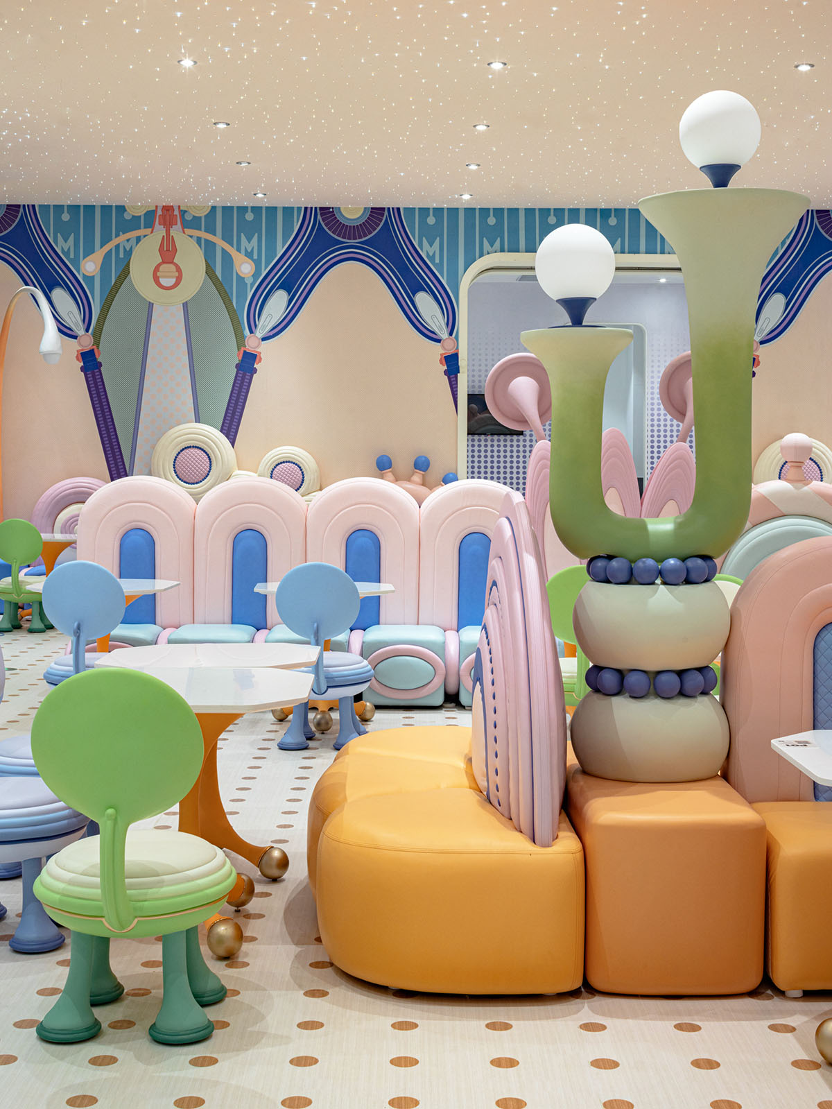 室內玩樂空間設計,親子遊戲空間設計,親子樂園空間設計,娛樂空間設計,北京,Meland club 4.0旗艦店,唯想國際,李想