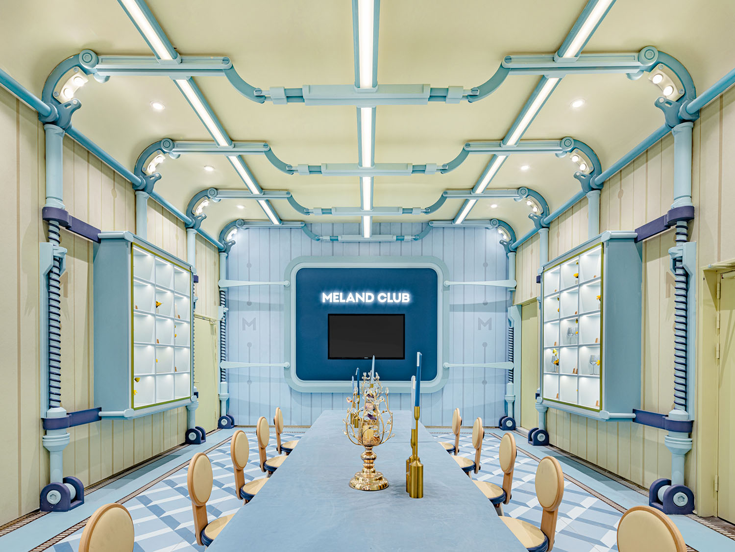 室內玩樂空間設計,親子遊戲空間設計,親子樂園空間設計,娛樂空間設計,北京,Meland club 4.0旗艦店,唯想國際,李想