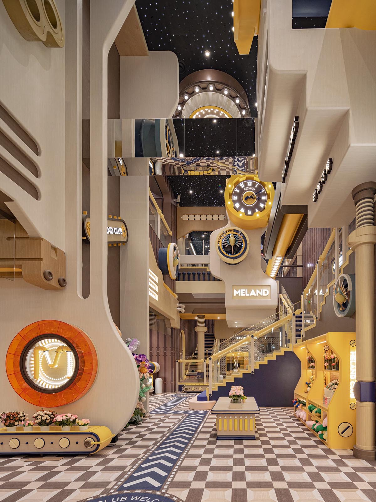 室內玩樂空間設計,親子遊戲空間設計,親子樂園空間設計,娛樂空間設計,北京,Meland club 4.0旗艦店,唯想國際,李想