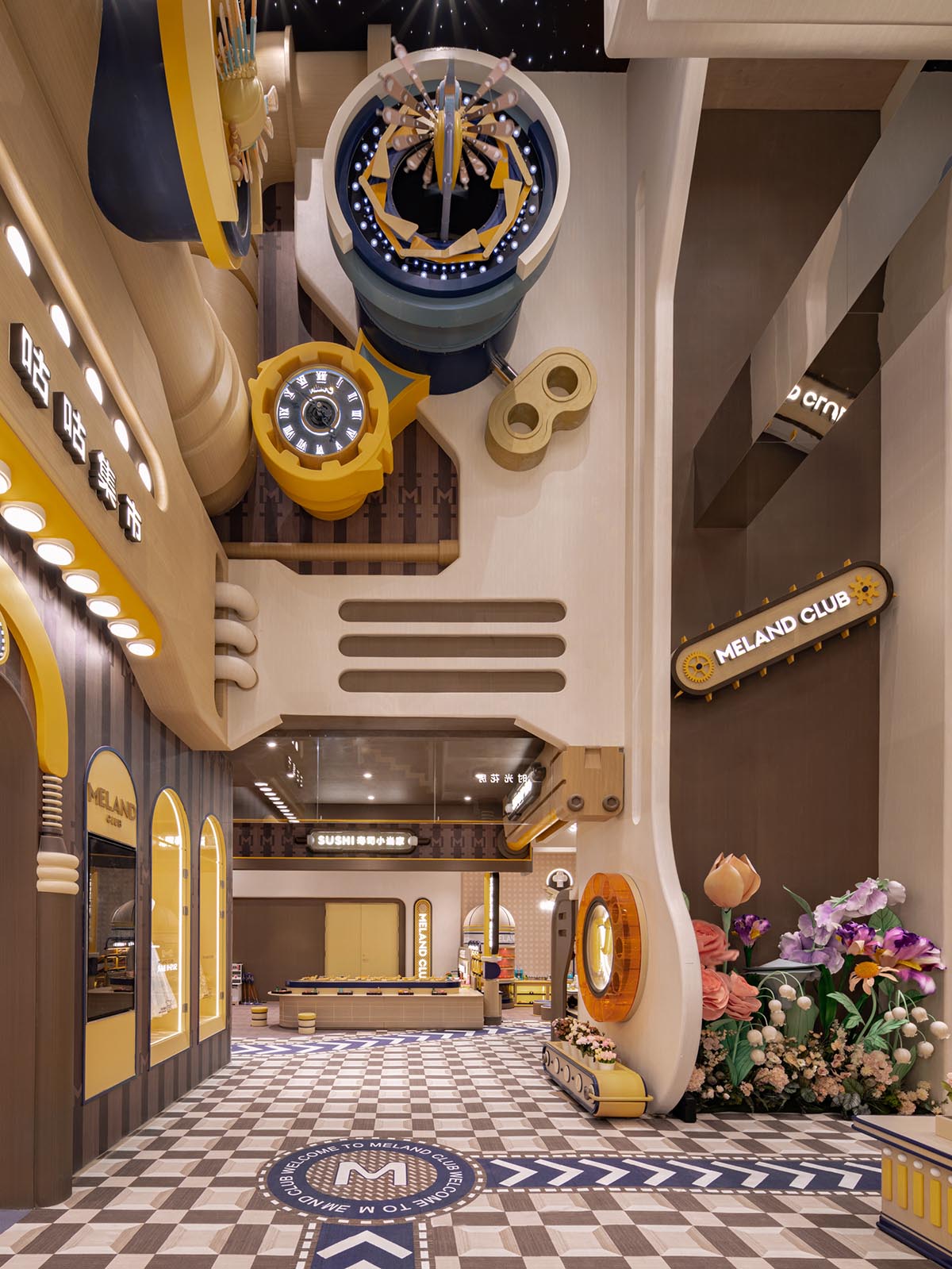 室內玩樂空間設計,親子遊戲空間設計,親子樂園空間設計,娛樂空間設計,北京,Meland club 4.0旗艦店,唯想國際,李想