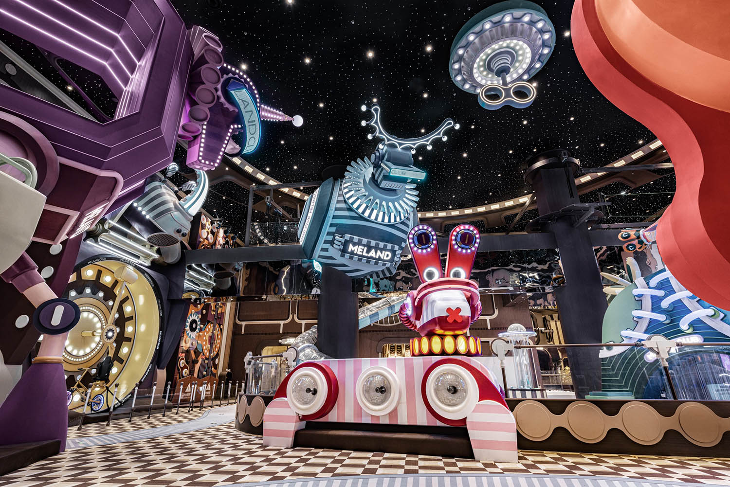 室內玩樂空間設計,親子遊戲空間設計,親子樂園空間設計,娛樂空間設計,北京,Meland club 4.0旗艦店,唯想國際,李想