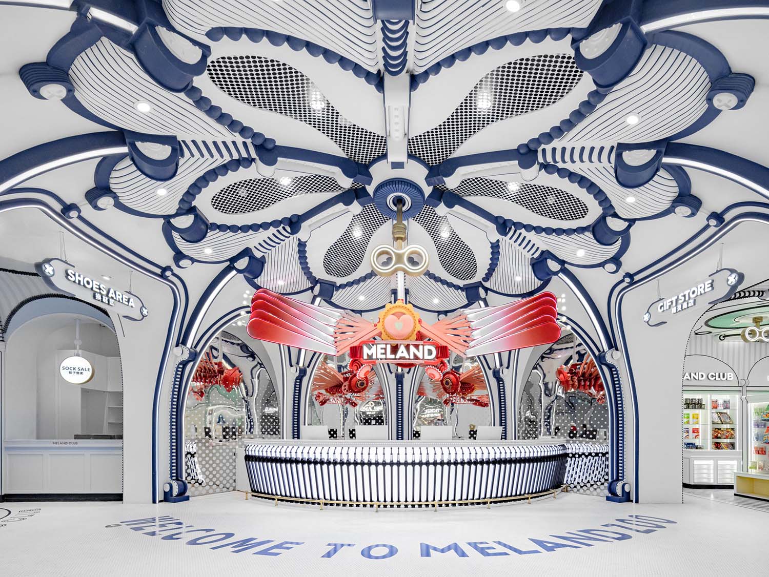 室內玩樂空間設計,親子遊戲空間設計,親子樂園空間設計,娛樂空間設計,北京,Meland club 4.0旗艦店,唯想國際,李想