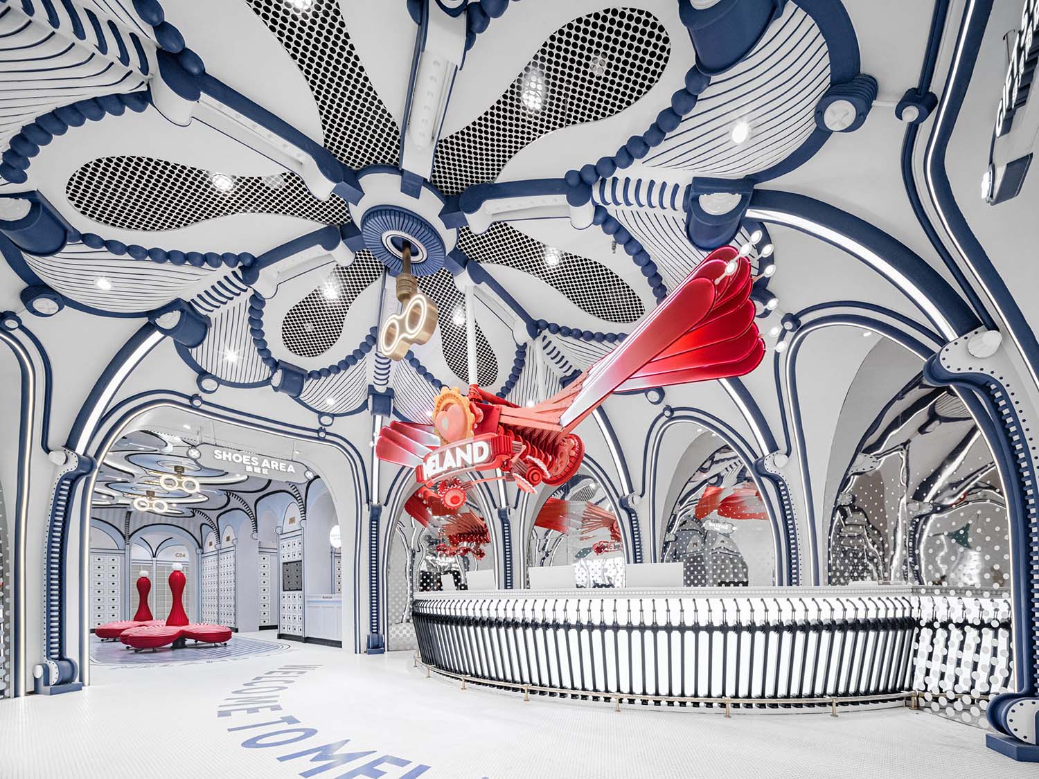 室內玩樂空間設計,親子遊戲空間設計,親子樂園空間設計,娛樂空間設計,北京,Meland club 4.0旗艦店,唯想國際,李想