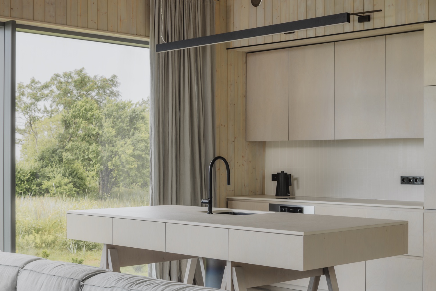 OAD,別墅設計案例,別墅設計方案,拉脫維亞,海景別墅,原木色,275㎡