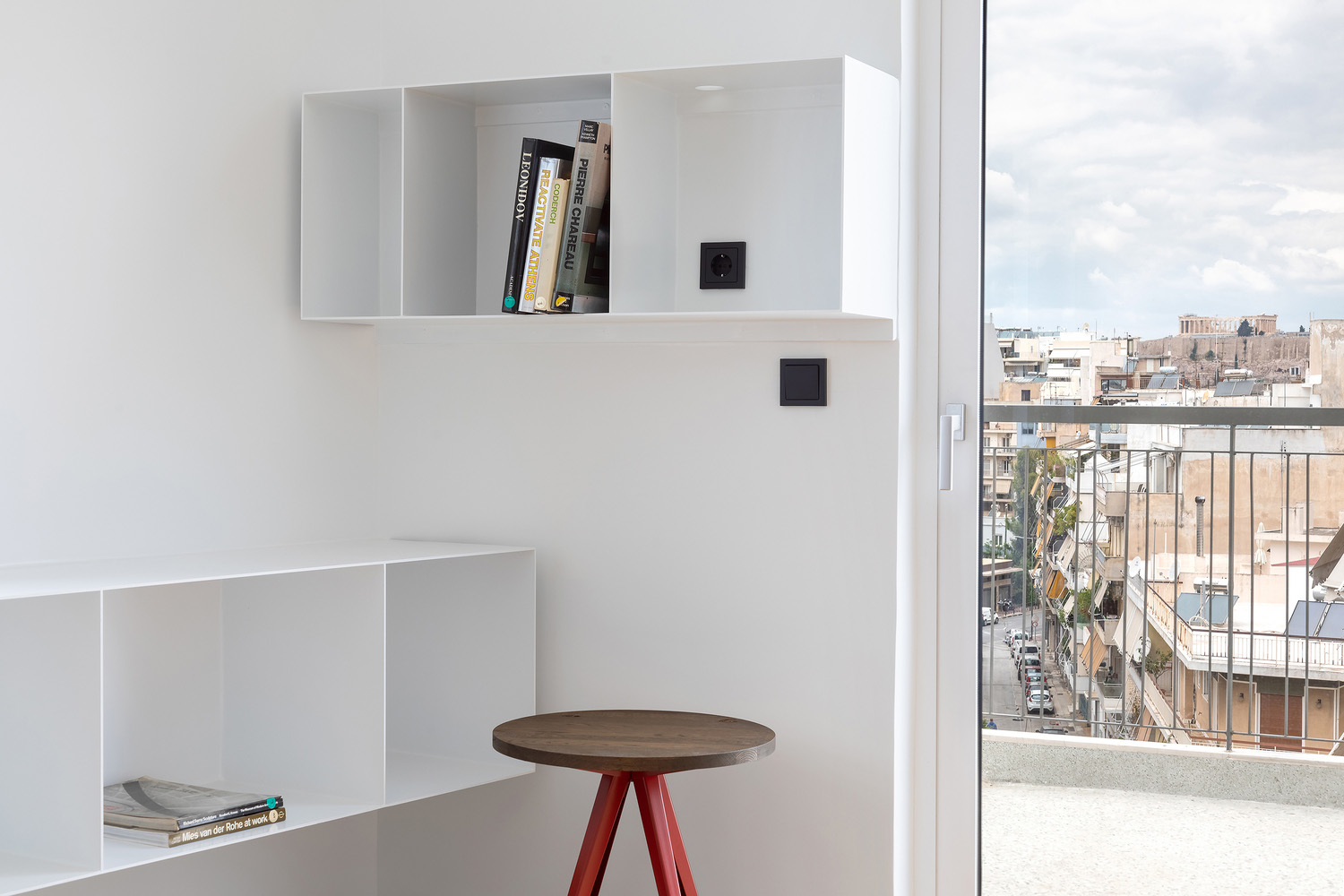 en-route-architecture,公寓設計,公寓設計案例,85㎡,白色係,公寓設計效果圖,希臘,雅典