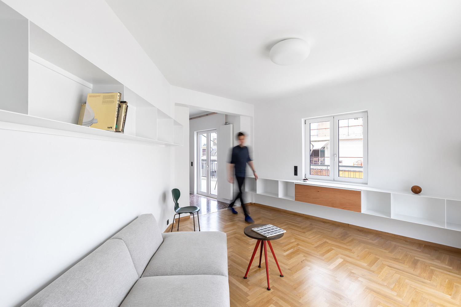 en-route-architecture,公寓設計,公寓設計案例,85㎡,白色係,公寓設計效果圖,希臘,雅典