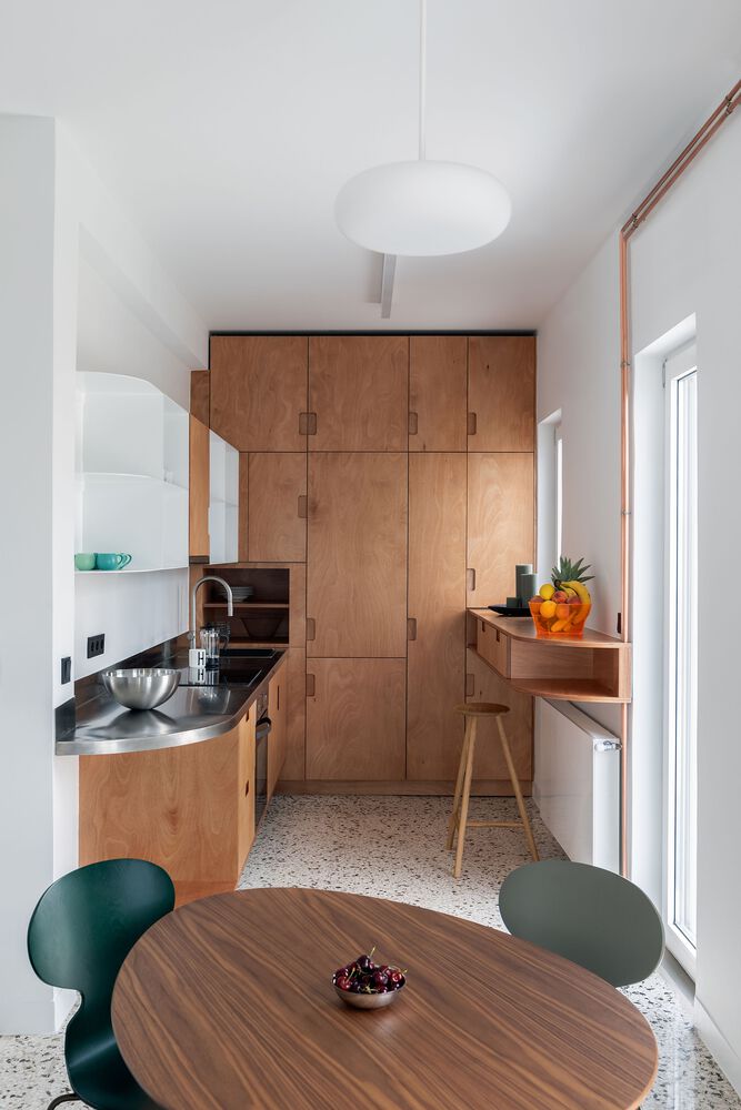 en-route-architecture,公寓設計,公寓設計案例,85㎡,白色係,公寓設計效果圖,希臘,雅典