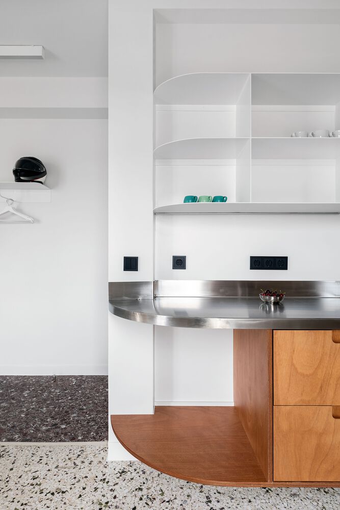 en-route-architecture,公寓設計,公寓設計案例,85㎡,白色係,公寓設計效果圖,希臘,雅典