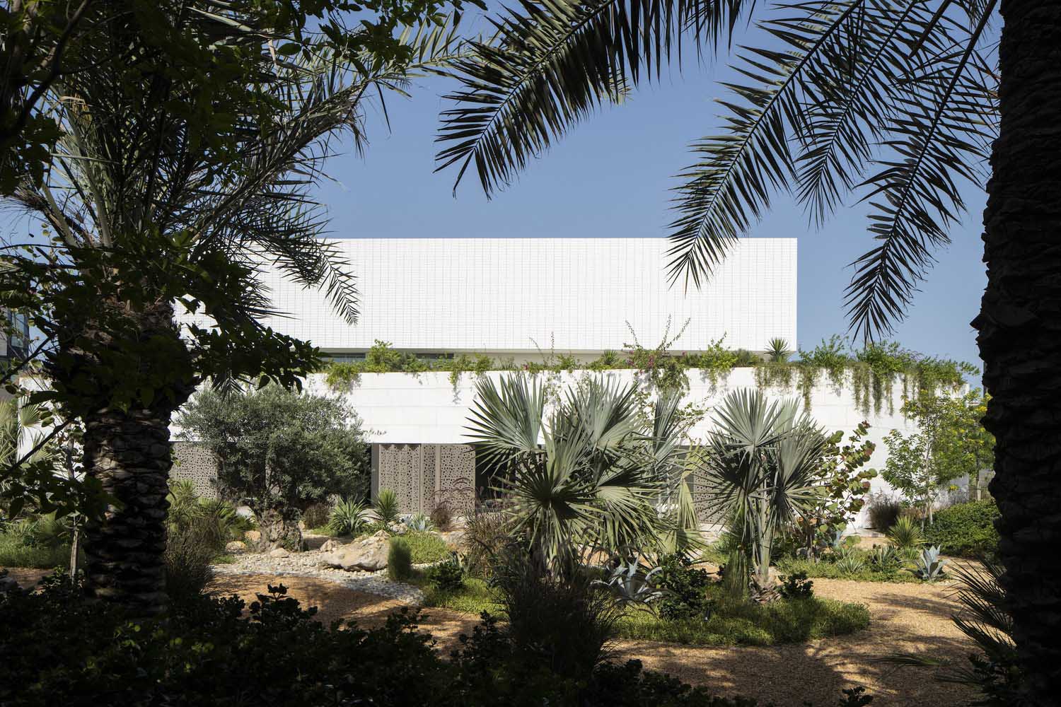 AGi Architects,別墅設計案例,別墅設計方案,開放式別墅,科威特,庭院別墅,景觀別墅,原木色,800㎡