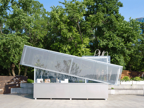 咖啡店設計,創意咖啡亭,咖啡亭裝置設計,裝置設計,上海,Pluto X徐彙濱江咖啡亭,UN-GROUP未集建築,賈濤