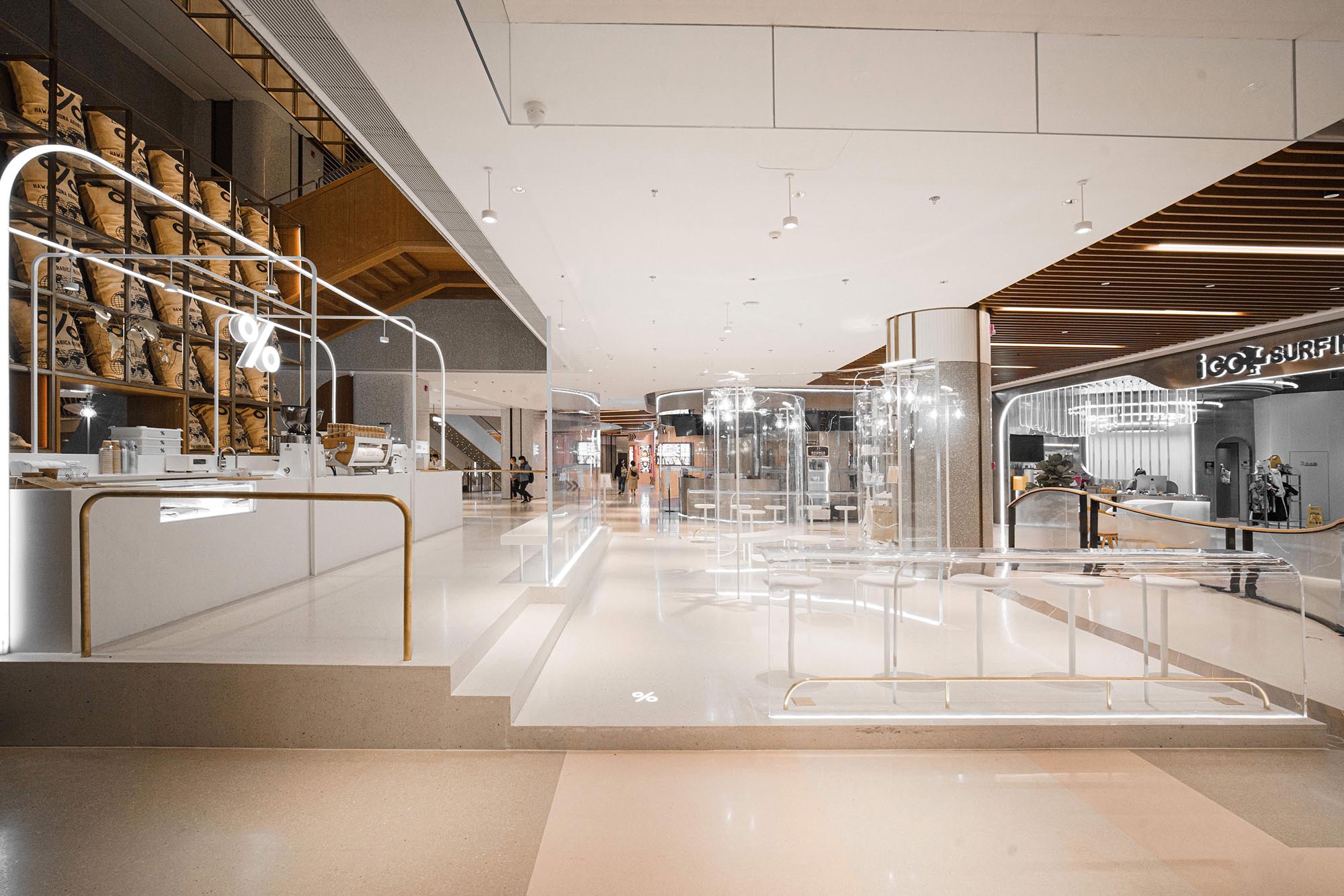 NKAA Studio,咖啡廳設計,%Arabica,上海,阿拉比卡咖啡,上海新天地,咖啡店設計