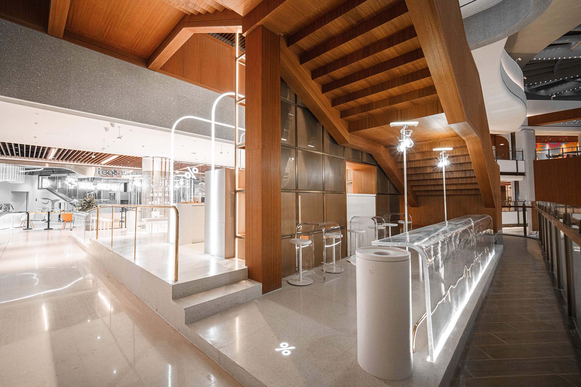 NKAA Studio,咖啡廳設計,%Arabica,上海,阿拉比卡咖啡,上海新天地,咖啡店設計