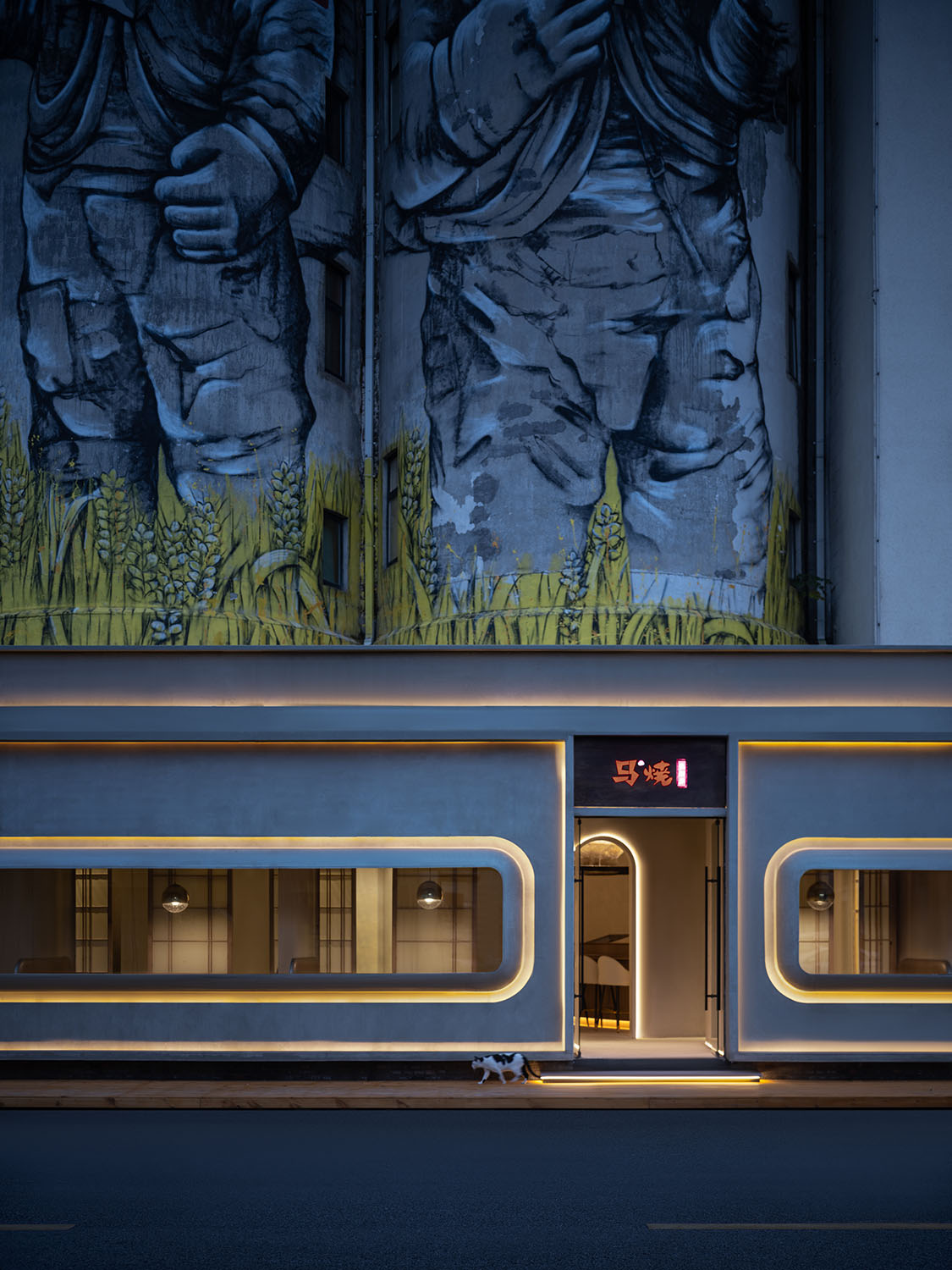 餐廳設計,休閑餐廳設計,主題餐廳設計,創意餐廳設計,餐廳設計案例,餐廳設計方案,餐廳裝修,上海,太空艙馬燒餐廳,DCDSAA澱川建築事務所