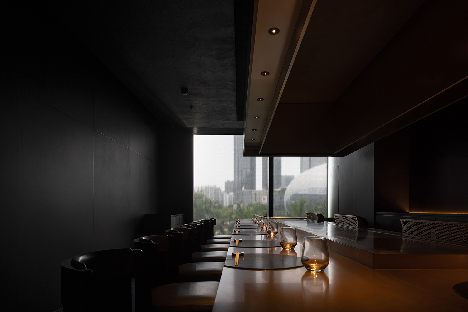 餐廳設計,日料餐廳設計,日料店設計,高檔餐廳設計,餐廳設計案例,餐廳設計方案,餐廳裝修,餐廳效果圖,深圳,「常虹」·鐵板料理,艾克建築設計,謝培河