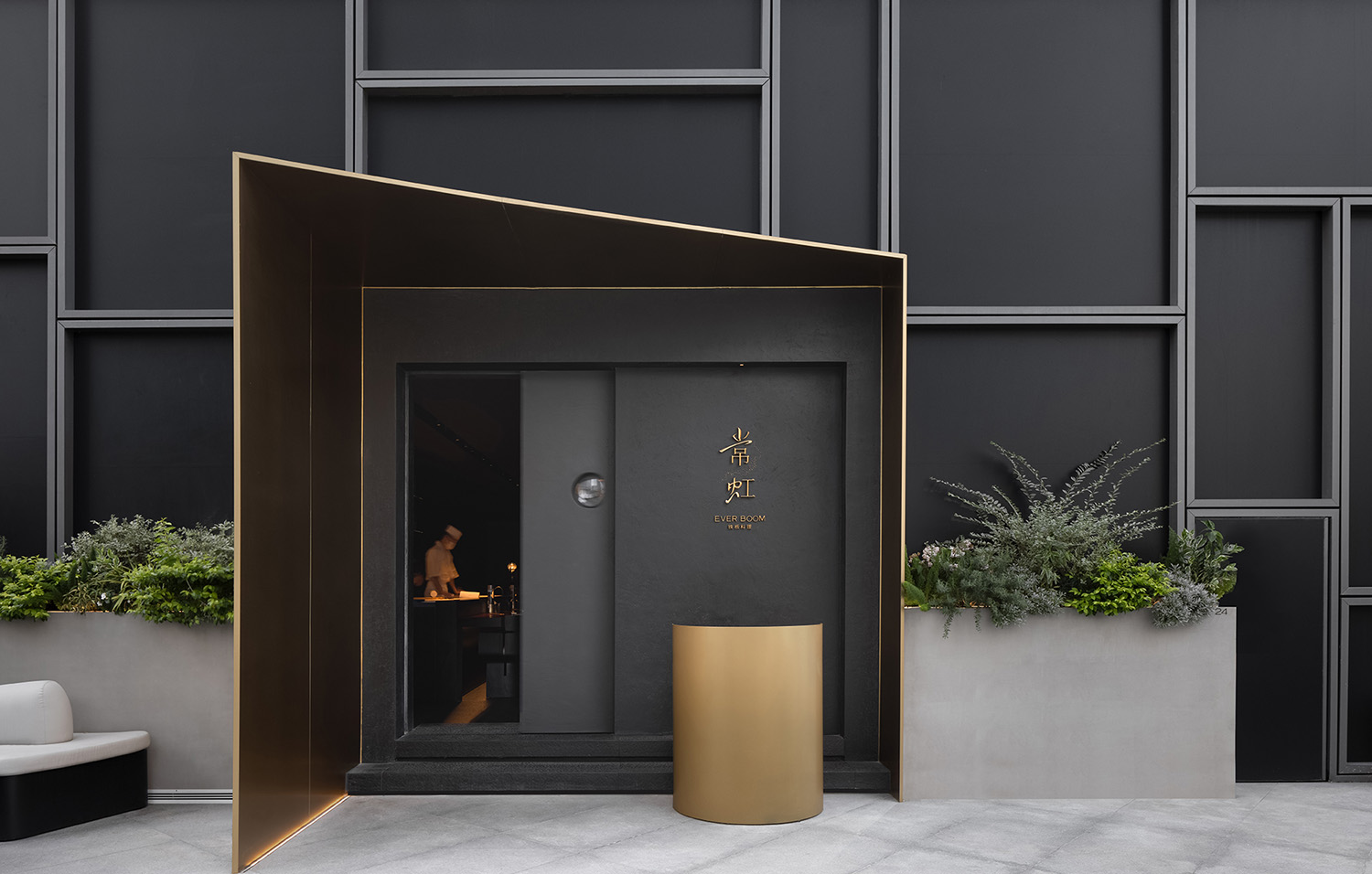 餐廳設計,日料餐廳設計,日料店設計,高檔餐廳設計,餐廳設計案例,餐廳設計方案,餐廳裝修,餐廳效果圖,深圳,「常虹」·鐵板料理,艾克建築設計,謝培河