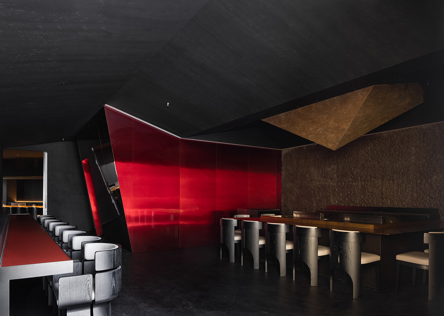 餐廳設計,日料餐廳設計,日料店設計,高檔餐廳設計,餐廳設計案例,餐廳設計方案,餐廳裝修,餐廳效果圖,深圳,「常虹」·鐵板料理,艾克建築設計,謝培河