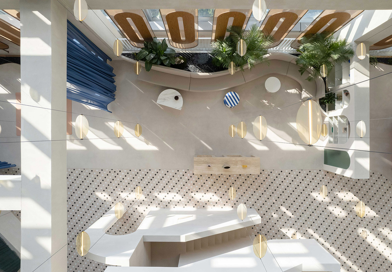 展廳設計,企業展廳設計,茶室設計,接待中心設計,浙江台州,騰達中心34層屋頂花園,作意設計