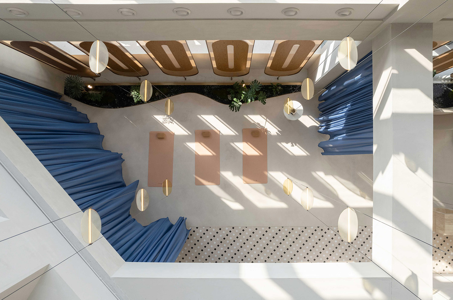 展廳設計,企業展廳設計,茶室設計,接待中心設計,浙江台州,騰達中心34層屋頂花園,作意設計