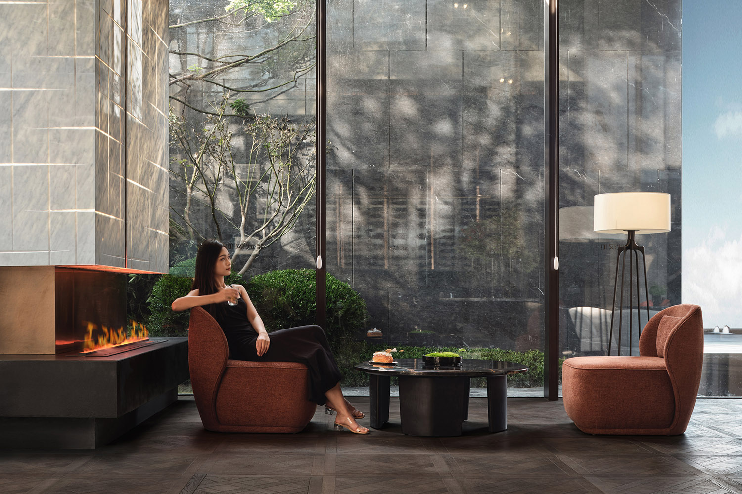 售樓處設計,營銷中心設計,售樓處設計案例,售樓處設計方案,樣板間設計,大平層樣板間設計,樣板間設計案例,武漢,武漢101：“酒店+家”預見未來生活方式,31設計