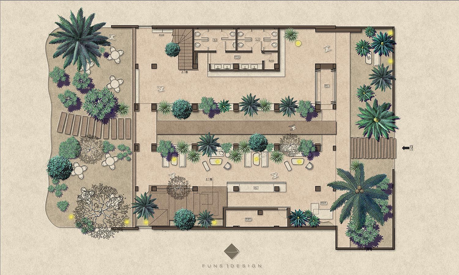 餐廳設計,餐廳設計案例,餐廳設計方案,休閑餐廳設計,網紅餐廳,餐廳裝修,餐廳效果圖,餐廳改造,spa,按摩店設計,西雙版納,春武裏,方糖設計