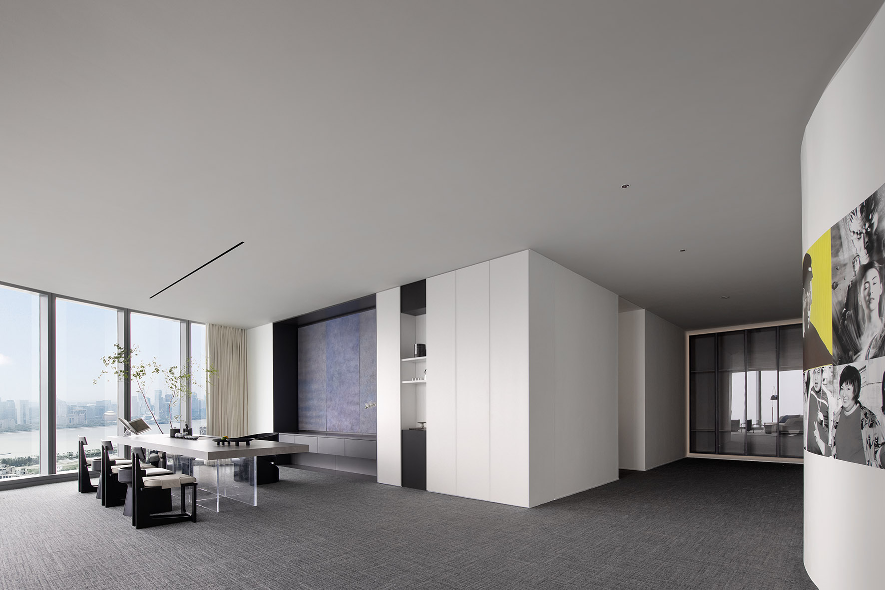 辦公室設計,媒體公司辦公室設計,直播辦公室設計,辦公室設計案例,辦公室設計方案,開放式辦公室設計,杭州,英明向太直播辦公室,杭州時上建築空間設計事務所,沈墨