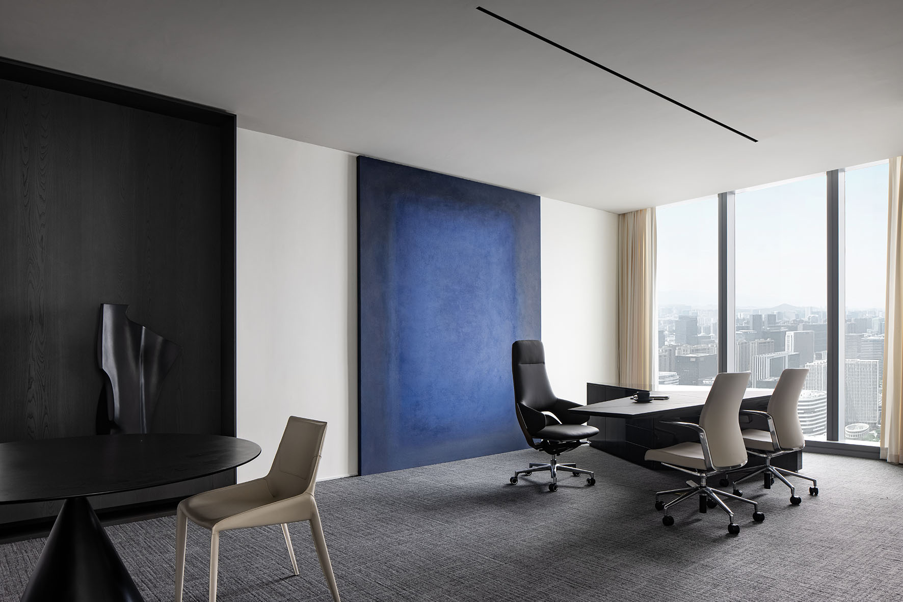 辦公室設計,媒體公司辦公室設計,直播辦公室設計,辦公室設計案例,辦公室設計方案,開放式辦公室設計,杭州,英明向太直播辦公室,杭州時上建築空間設計事務所,沈墨