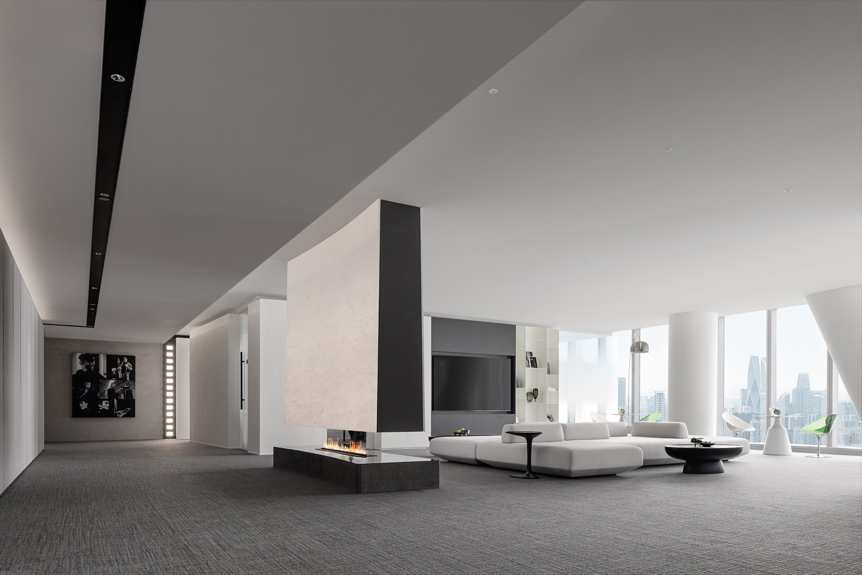 辦公室設計,媒體公司辦公室設計,直播辦公室設計,辦公室設計案例,辦公室設計方案,開放式辦公室設計,杭州,英明向太直播辦公室,杭州時上建築空間設計事務所,沈墨