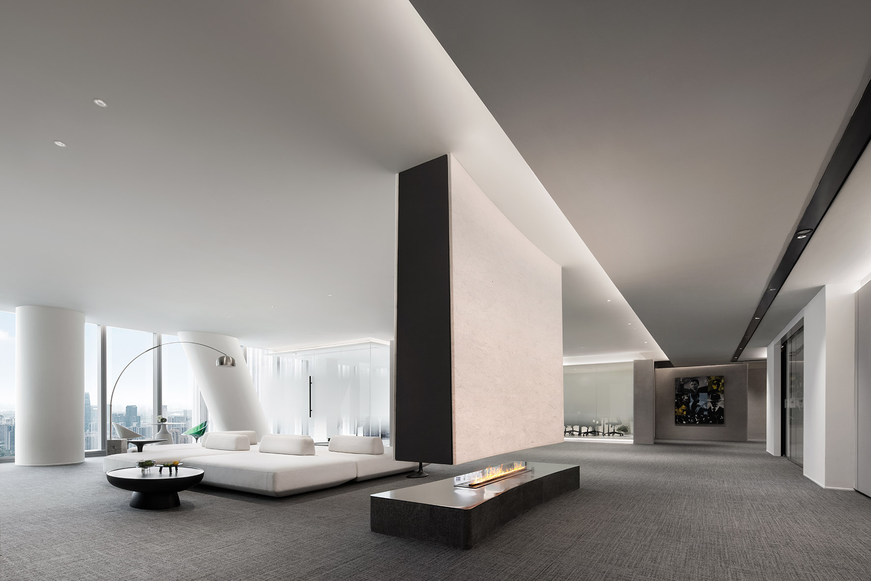 辦公室設計,媒體公司辦公室設計,直播辦公室設計,辦公室設計案例,辦公室設計方案,開放式辦公室設計,杭州,英明向太直播辦公室,杭州時上建築空間設計事務所,沈墨