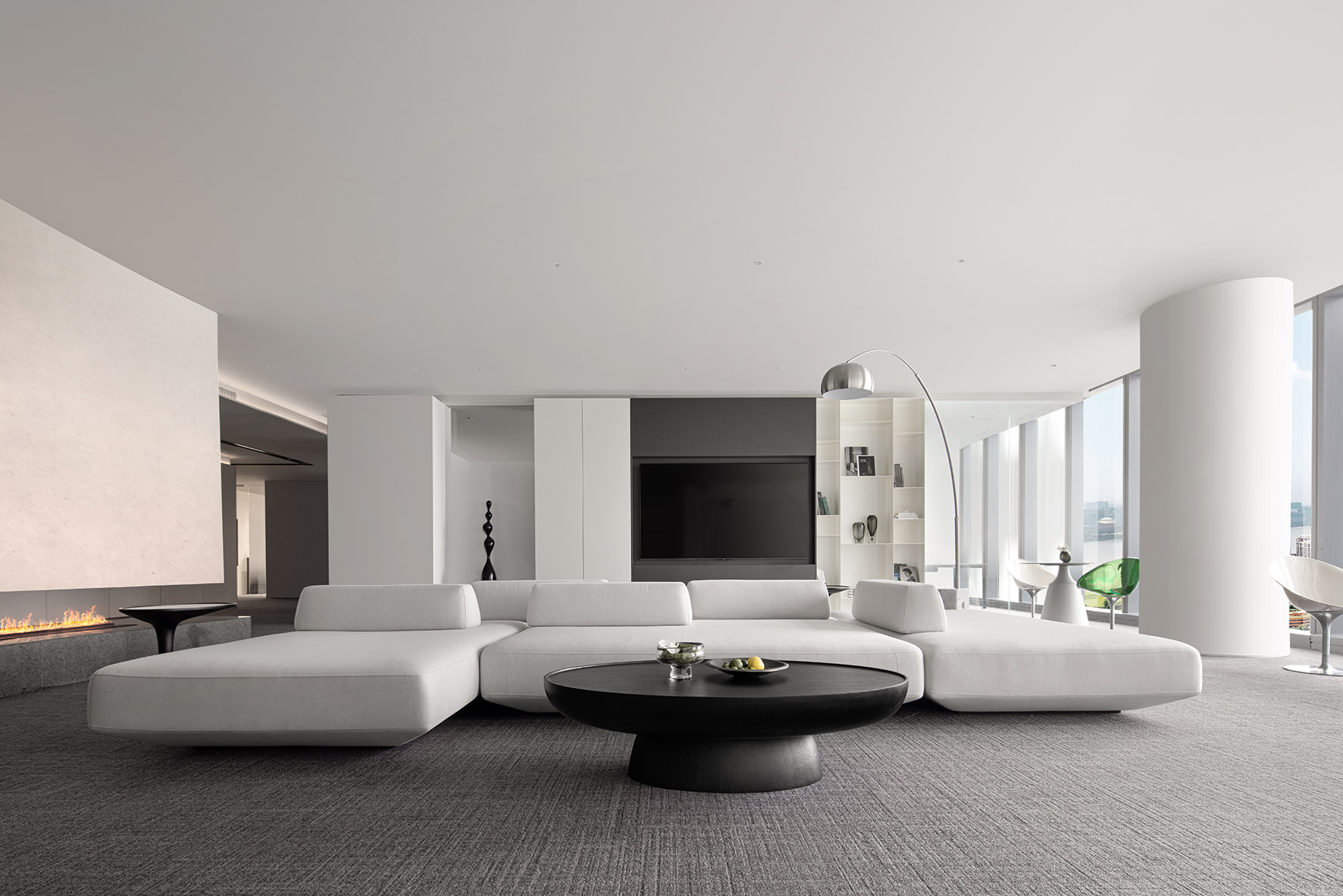 辦公室設計,媒體公司辦公室設計,直播辦公室設計,辦公室設計案例,辦公室設計方案,開放式辦公室設計,杭州,英明向太直播辦公室,杭州時上建築空間設計事務所,沈墨