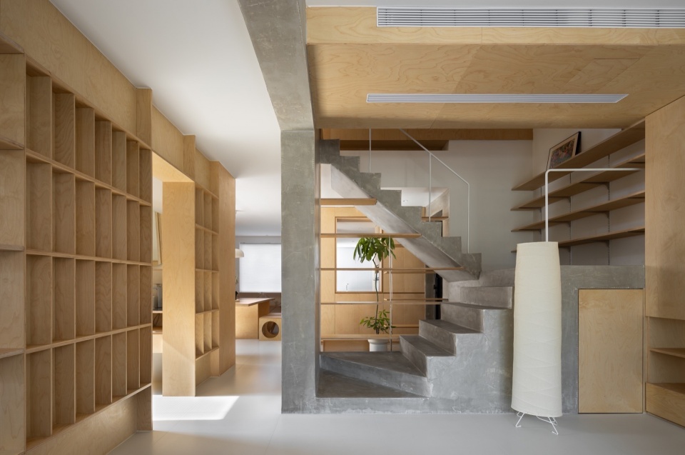 223㎡複式設計,223㎡,複式住宅設計,家裝設計,現代風格住宅設計,複式住宅設計案例,複式住宅設計方案,杭州,之江公寓老房改造,大不了地設計工作室