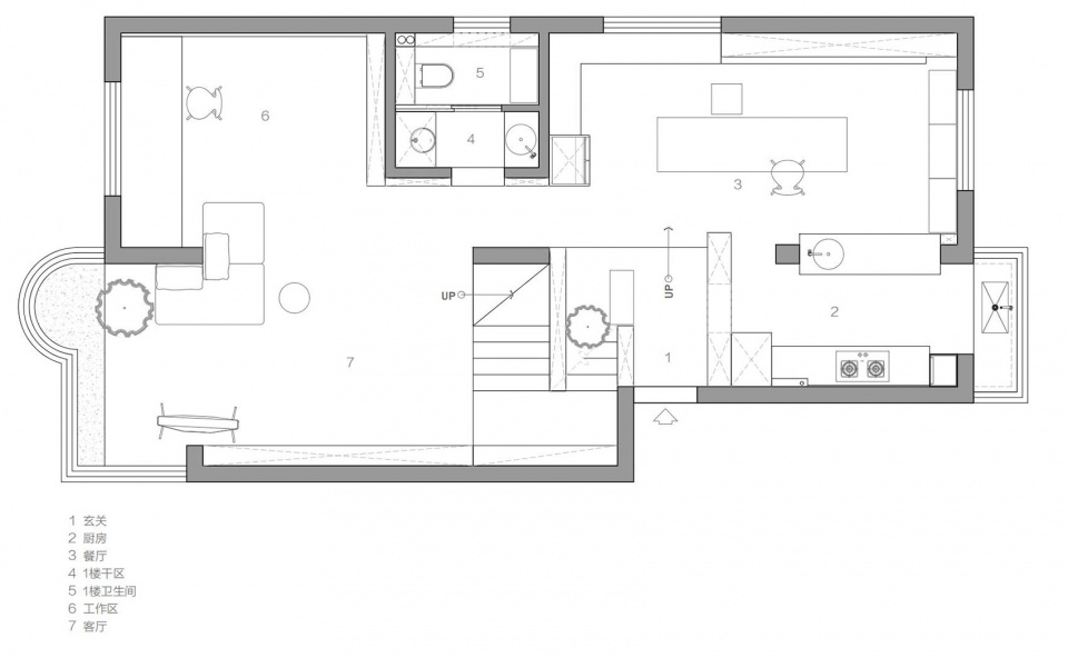223㎡複式設計,223㎡,複式住宅設計,家裝設計,現代風格住宅設計,複式住宅設計案例,複式住宅設計方案,杭州,之江公寓老房改造,大不了地設計工作室