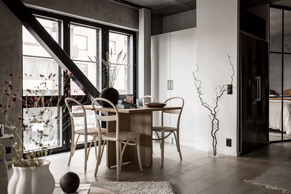 lundin,公寓設計,公寓設計案例,45㎡,工業風,小公寓,小公寓設計效果圖,小戶型設計,哥德堡